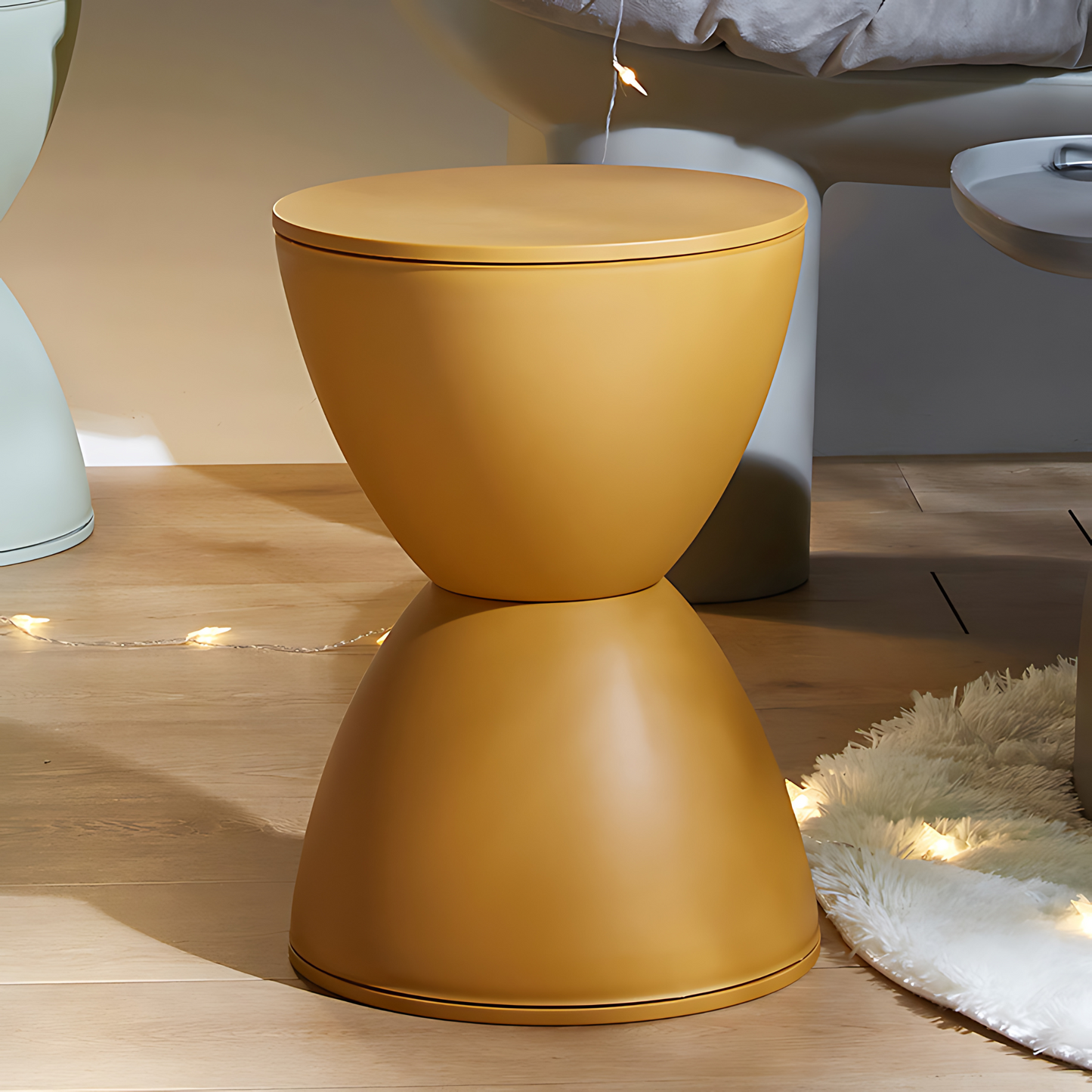 Nordic Style Multi-Color Round Home Stool